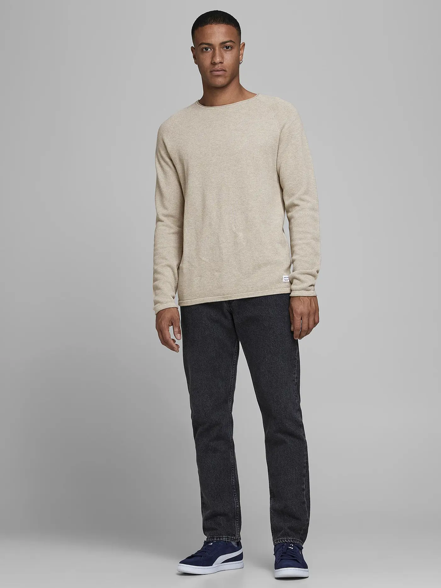 JACK & JONES | Pullover " JJEHILL " | beige